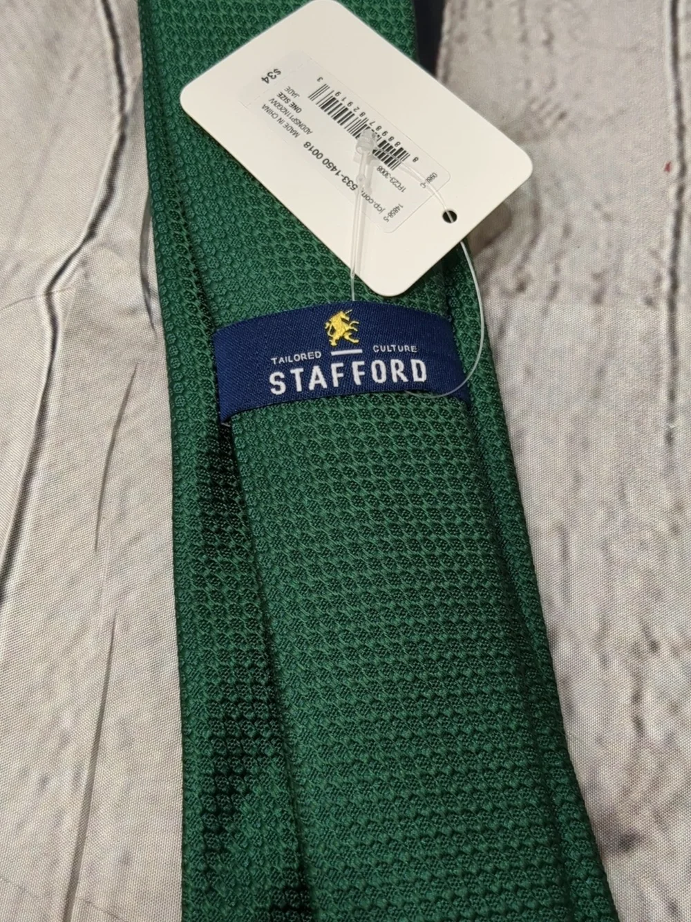 Stafford Dark Green Textured Men's Tie